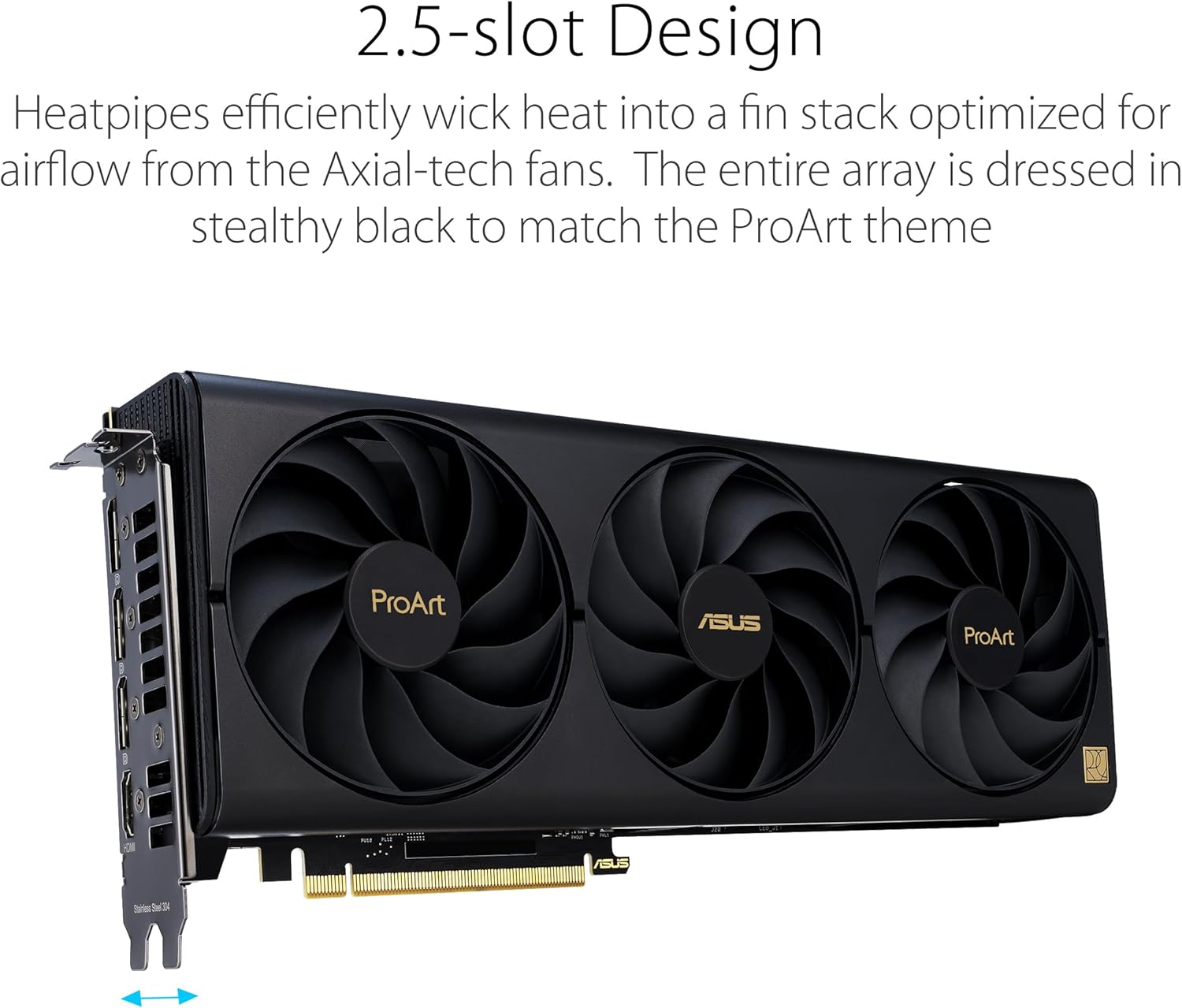 ASUS Graphic Card Pro Art RTX 4070 Super 12GB OC Edition 3x ASUS Graphic Card Pro Art RTX 4070 Super 12GB OC Edition 3x